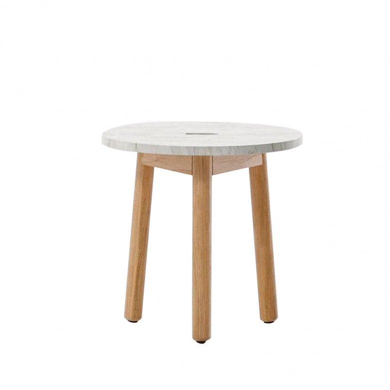 MARBLE OUTDOOR SIDE TABLE RIVA