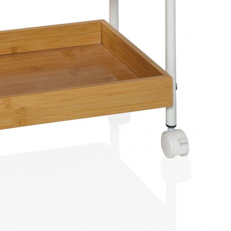 WHITE SUPPORT TROLLEY