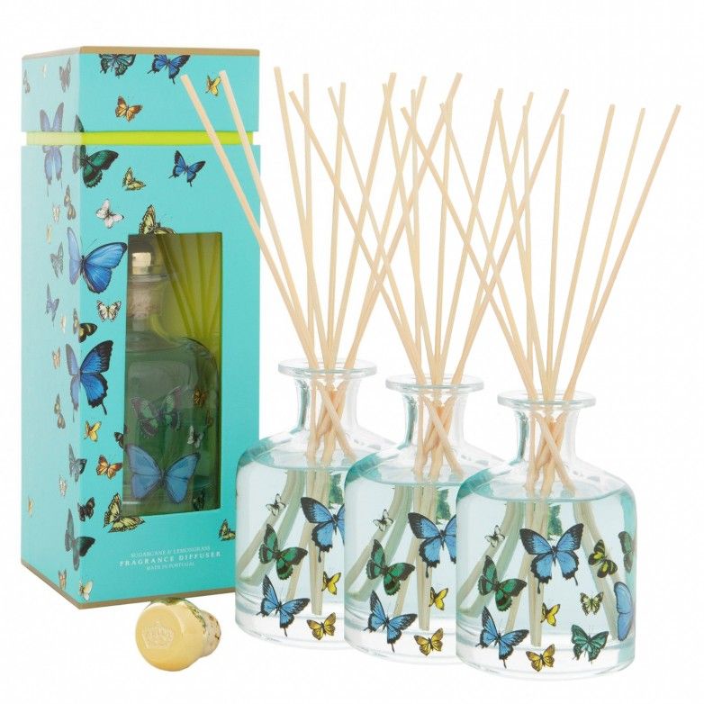 3 BUTTERFLIES PORTUS CALE DIFFUSERS 250mL