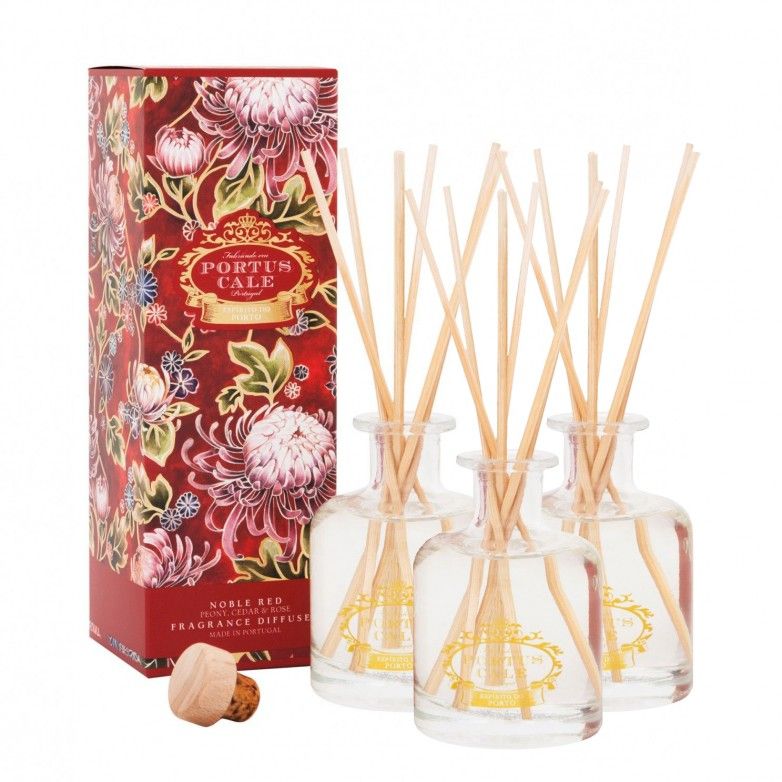 3 NOBLE RED PORTUS CALE DIFFUSERS 100mL