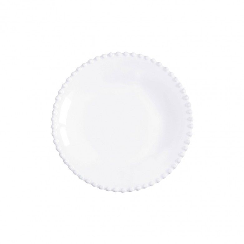 6 PEARL WHITE SOUP/PASTA PLATES