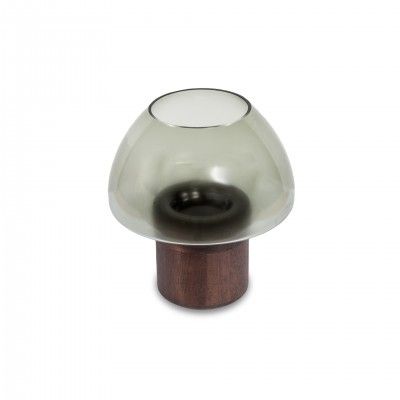 WOODEN BASE CANDLE HOLDER M