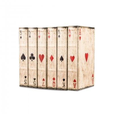 SET 6 BOXES BOOK GAME CARDS