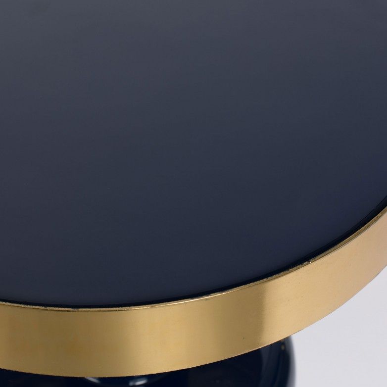 GLAM BLUE SIDE TABLE