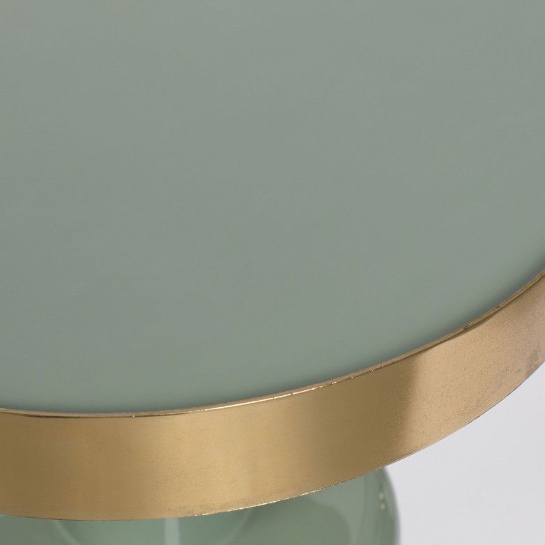 GLAM GREEN SIDE TABLE
