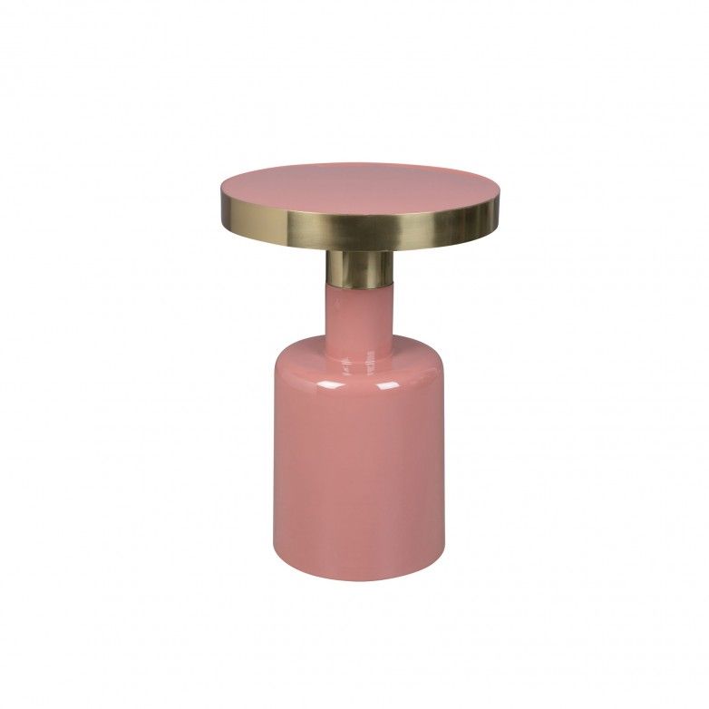 GLAM PINK SIDE TABLE