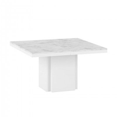 DUSK WHITE MARBLE DINING TABLE