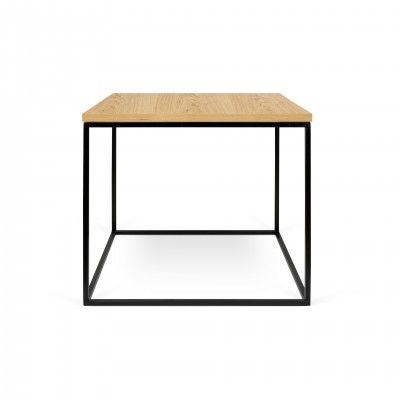 GLEAM OAK BLACK II SIDE TABLE