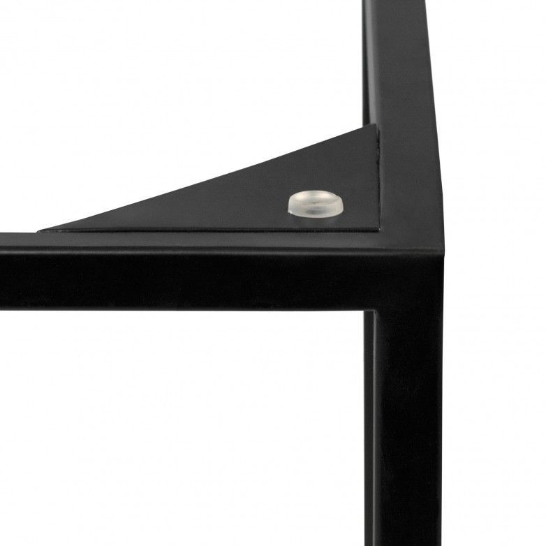 GLEAM WALNUT BLACK I SIDE TABLE