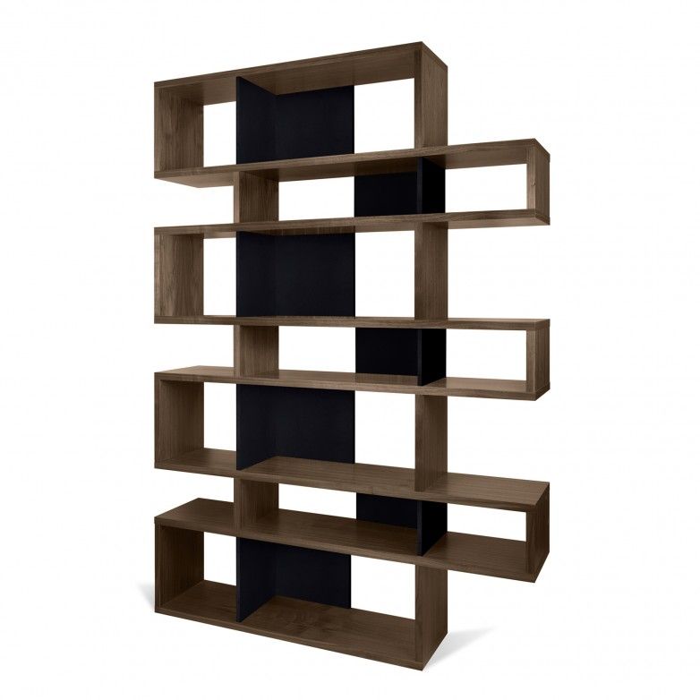 WALNUT BLACK LONDON BOOKCASE II