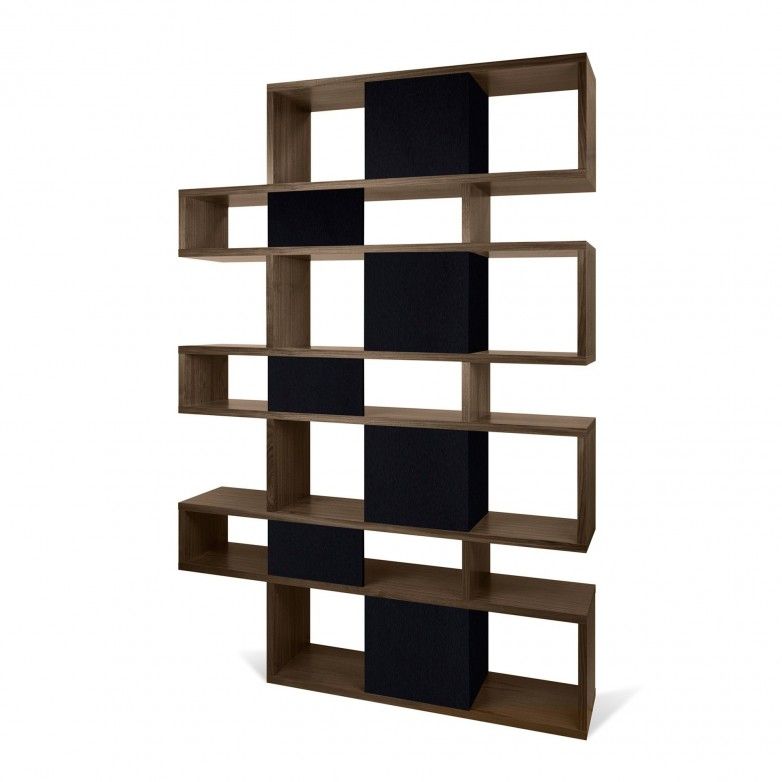 WALNUT BLACK LONDON BOOKCASE II