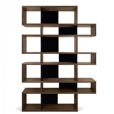 WALNUT BLACK LONDON BOOKCASE II