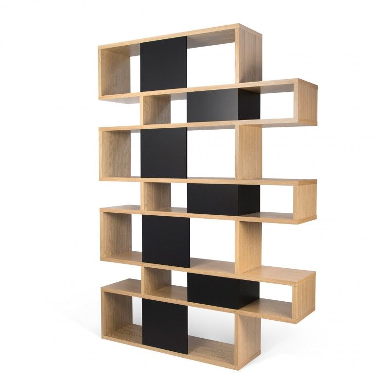 OAK BLACK LONDON BOOKCASE II