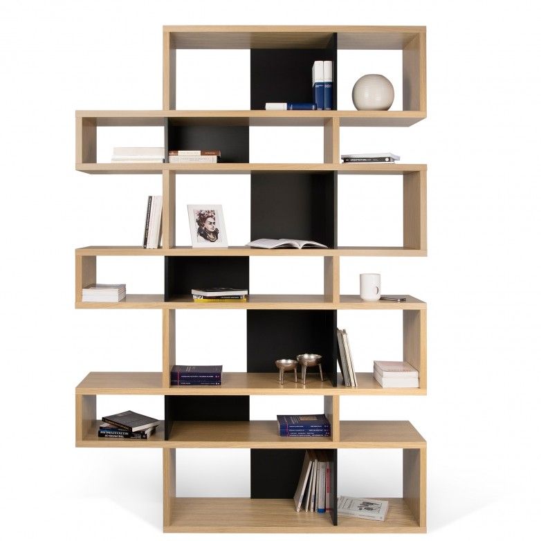 OAK BLACK LONDON BOOKCASE II