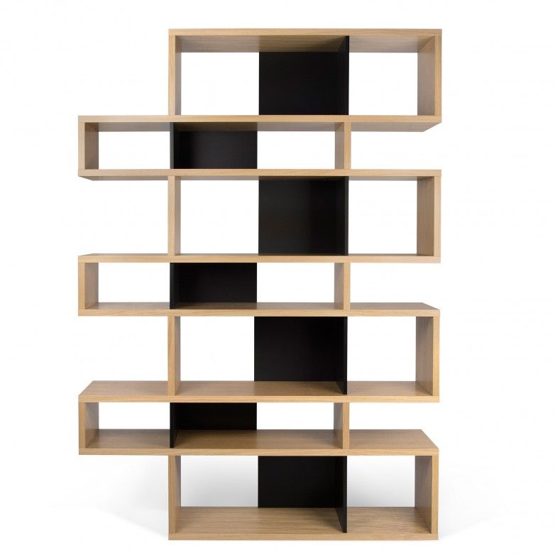 OAK BLACK LONDON BOOKCASE II