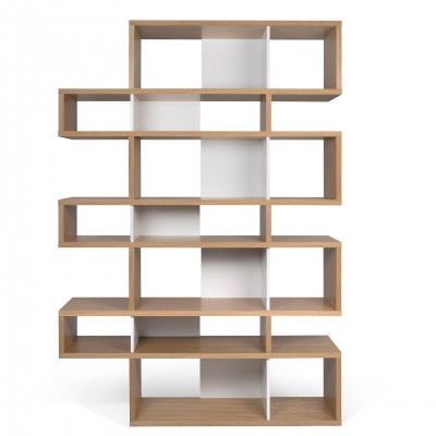 OAK WHITE LONDON BOOKCASE II