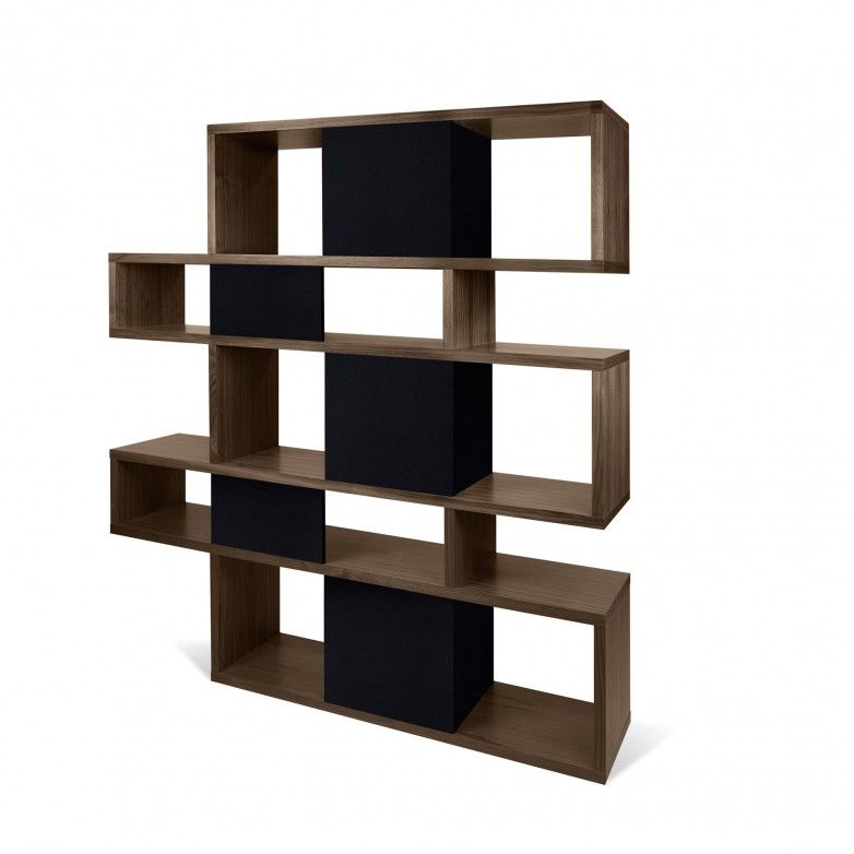 WALNUT BLACK LONDON BOOKCASE I