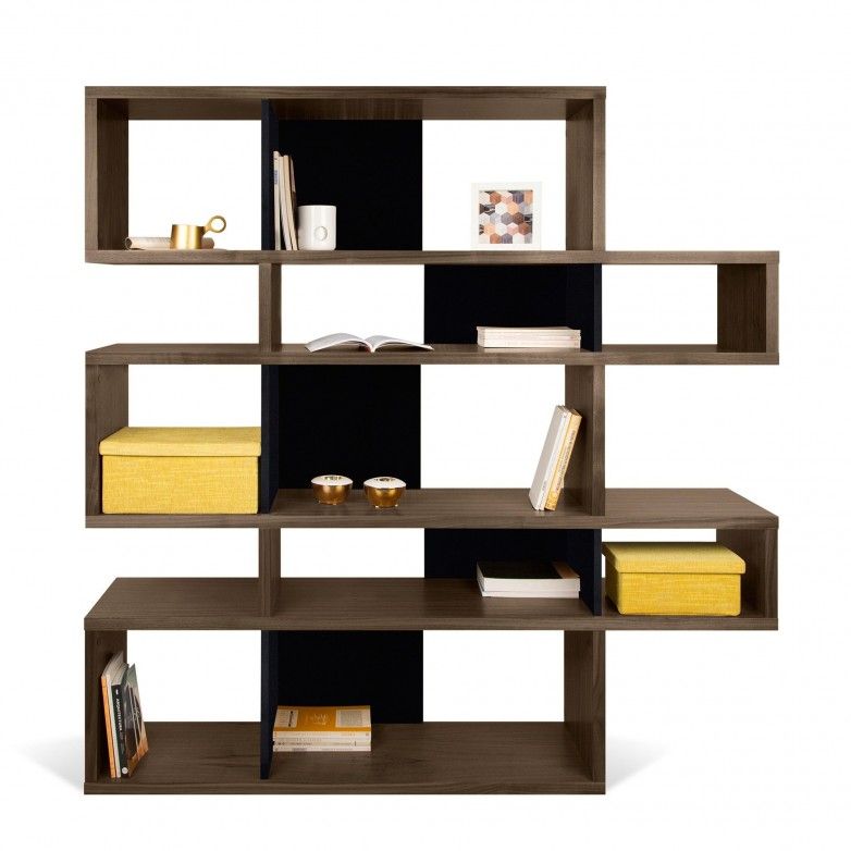 WALNUT BLACK LONDON BOOKCASE I