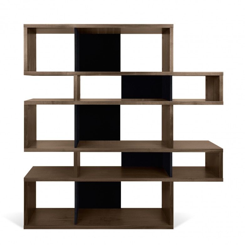 WALNUT BLACK LONDON BOOKCASE I