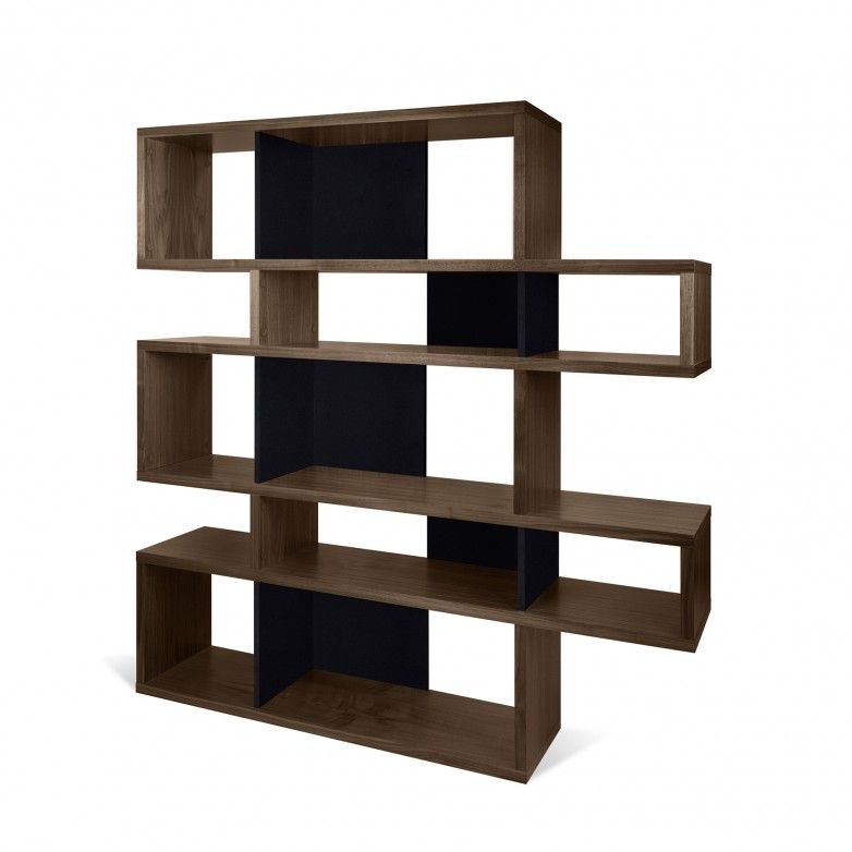 WALNUT BLACK LONDON BOOKCASE I