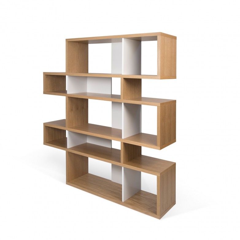 OAK WHITE LONDON BOOKCASE I