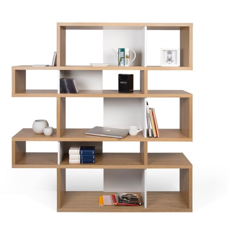 OAK WHITE LONDON BOOKCASE I