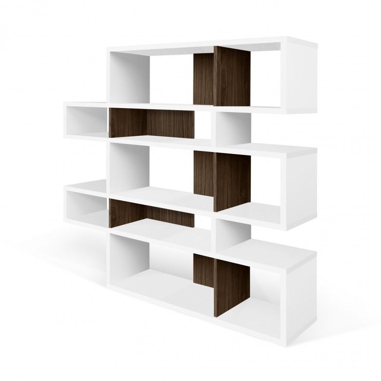 ESTANTE LONDON WHITE WALNUT I