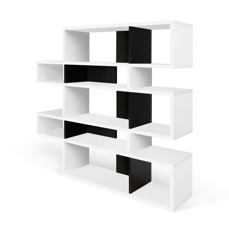 WHITE BLACK LONDON BOOKCASE I