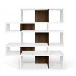 ESTANTERA LONDON WHITE WALNUT I