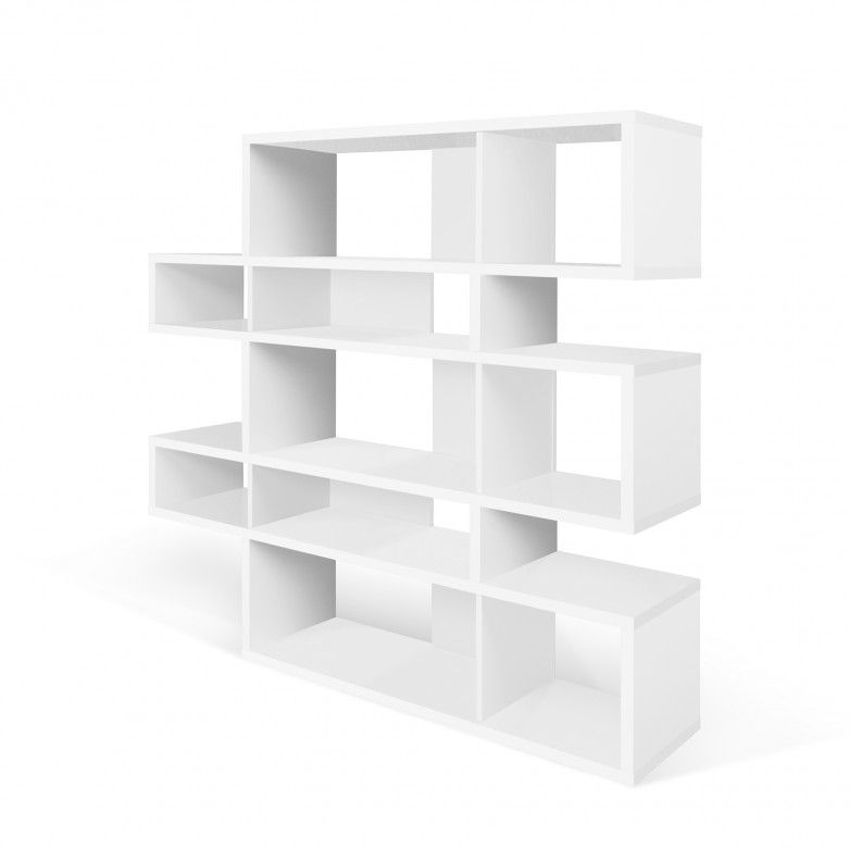 WHITE LONDON BOOKCASE I