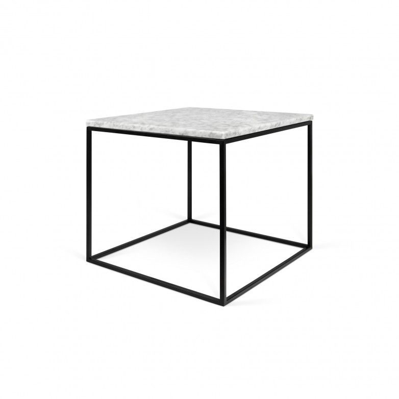 GLEAM WHITE SIDE TABLE