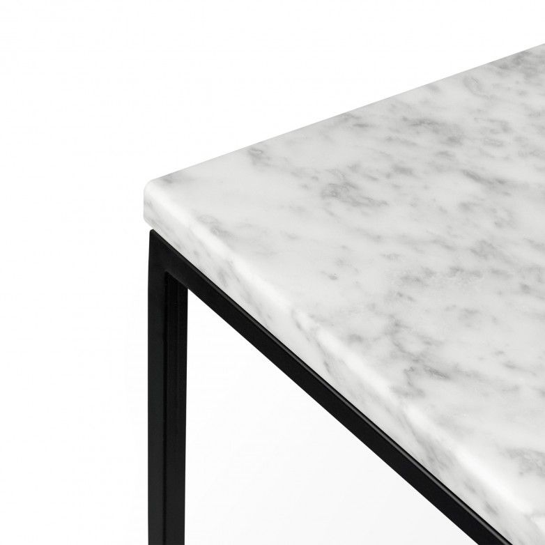 GLEAM WHITE SIDE TABLE