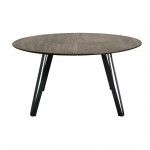 SPACE SMOKED ROUND DINING TABLE