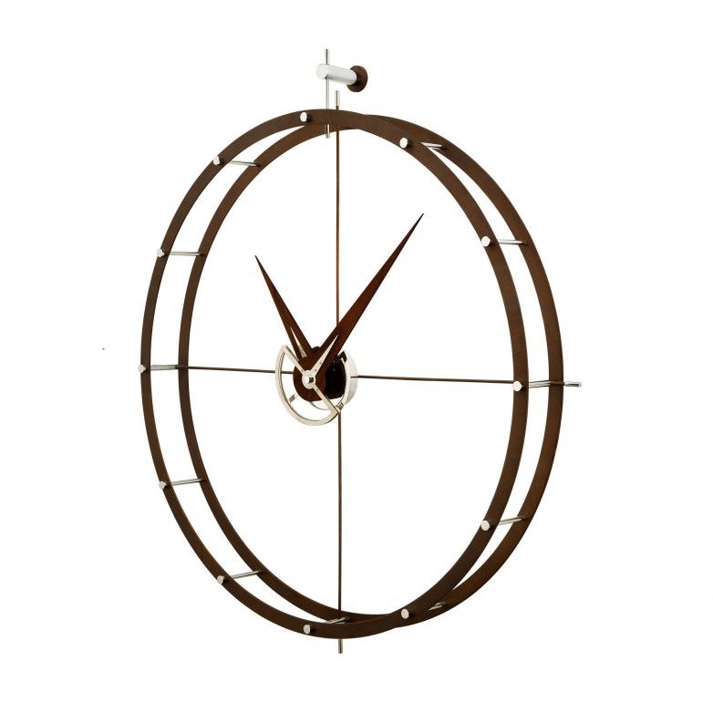 DOBLE O RED WALL CLOCK