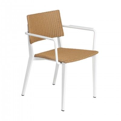 RIBA OUTDOOR CHAIR W/ARMRESTS