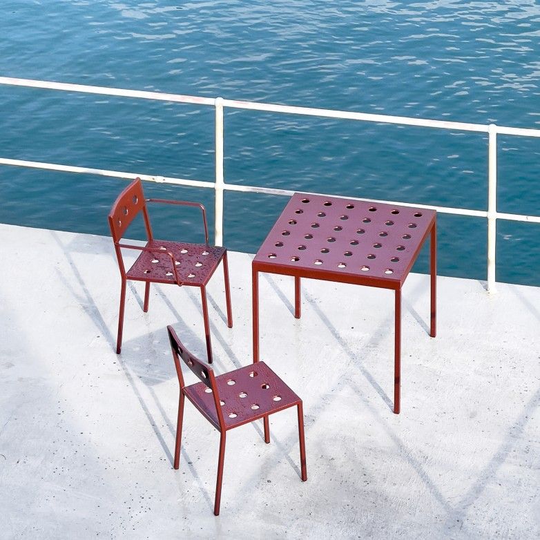BALCONY RED OUTDOOR CHAIR