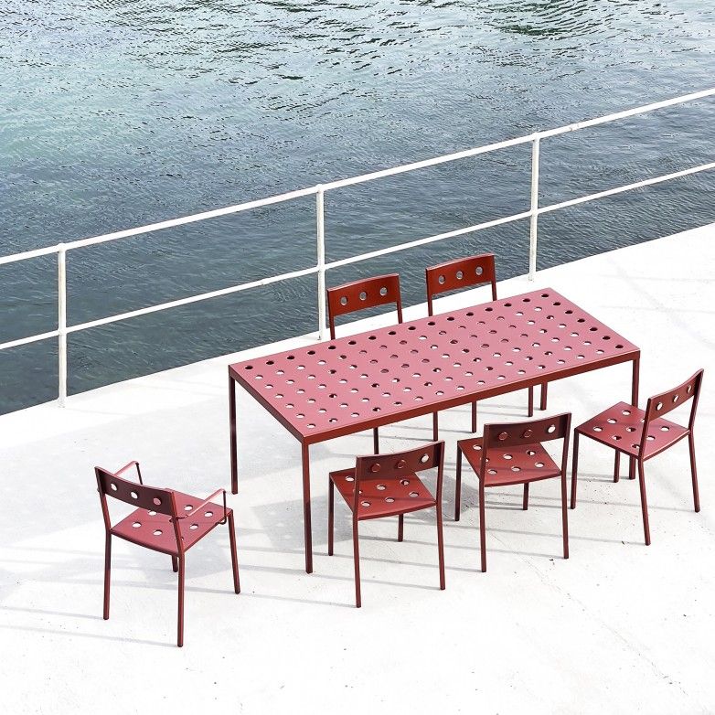 BALCONY RED OUTDOOR CHAIR
