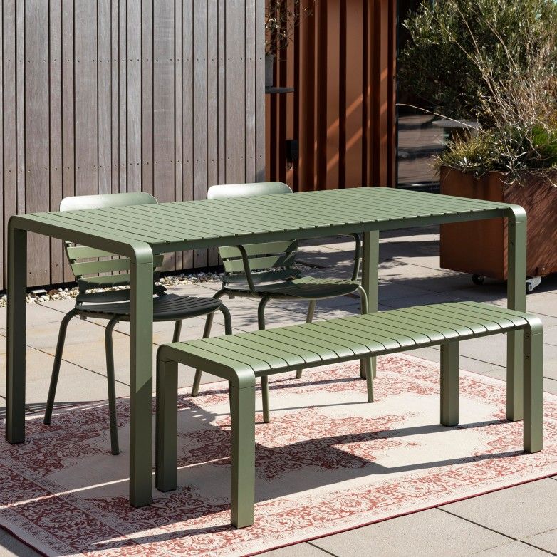 VONDEL GREEN SET OF 2 OUTDOOR CHAIRS