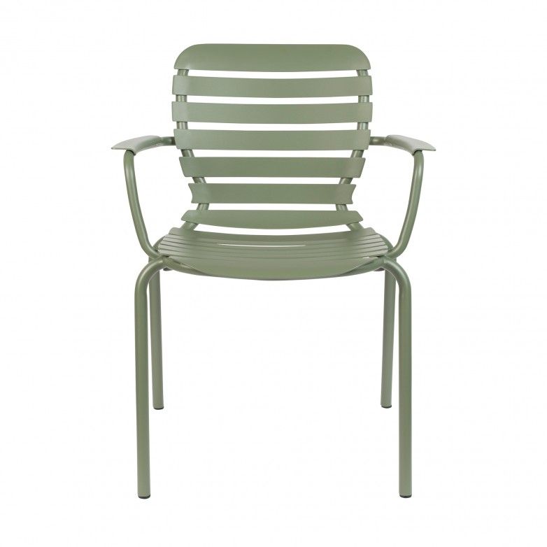 VONDEL GREEN SET OF 2 OUTDOOR CHAIRS