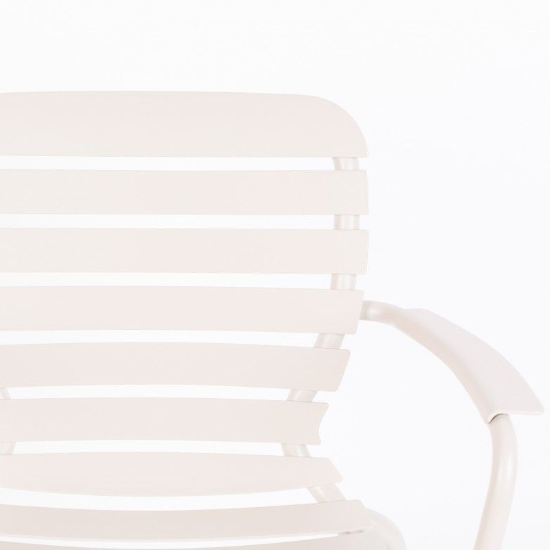 VONDEL WHITE SET OF 2 OUTDOOR CHAIRS