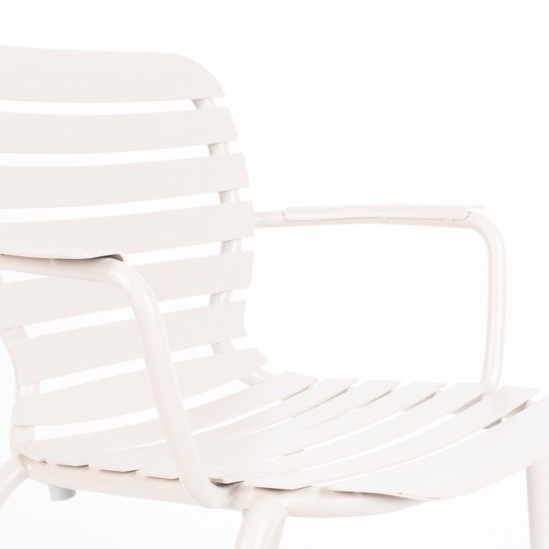 VONDEL WHITE SET OF 2 OUTDOOR CHAIRS