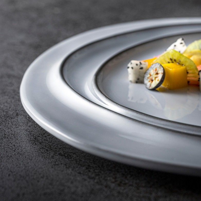AMBER SET OF 6 PLATES