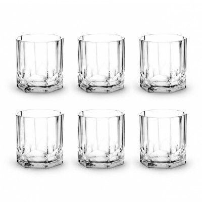 PURE SET OF 6 WHISKY GLASSES