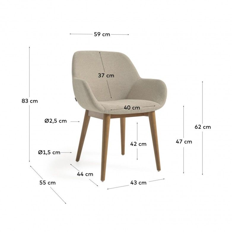 KOHL BEGE CHAIR