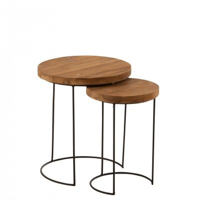 TAIMI SET OF 2 SIDE TABLES