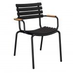 RECLIPS BLACK GARDEN CHAIR