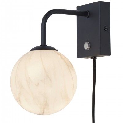 CARRARA BLACK WALL LAMP