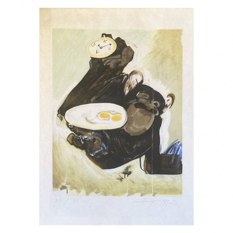 QUADRO  MACACO COZINHEIRO